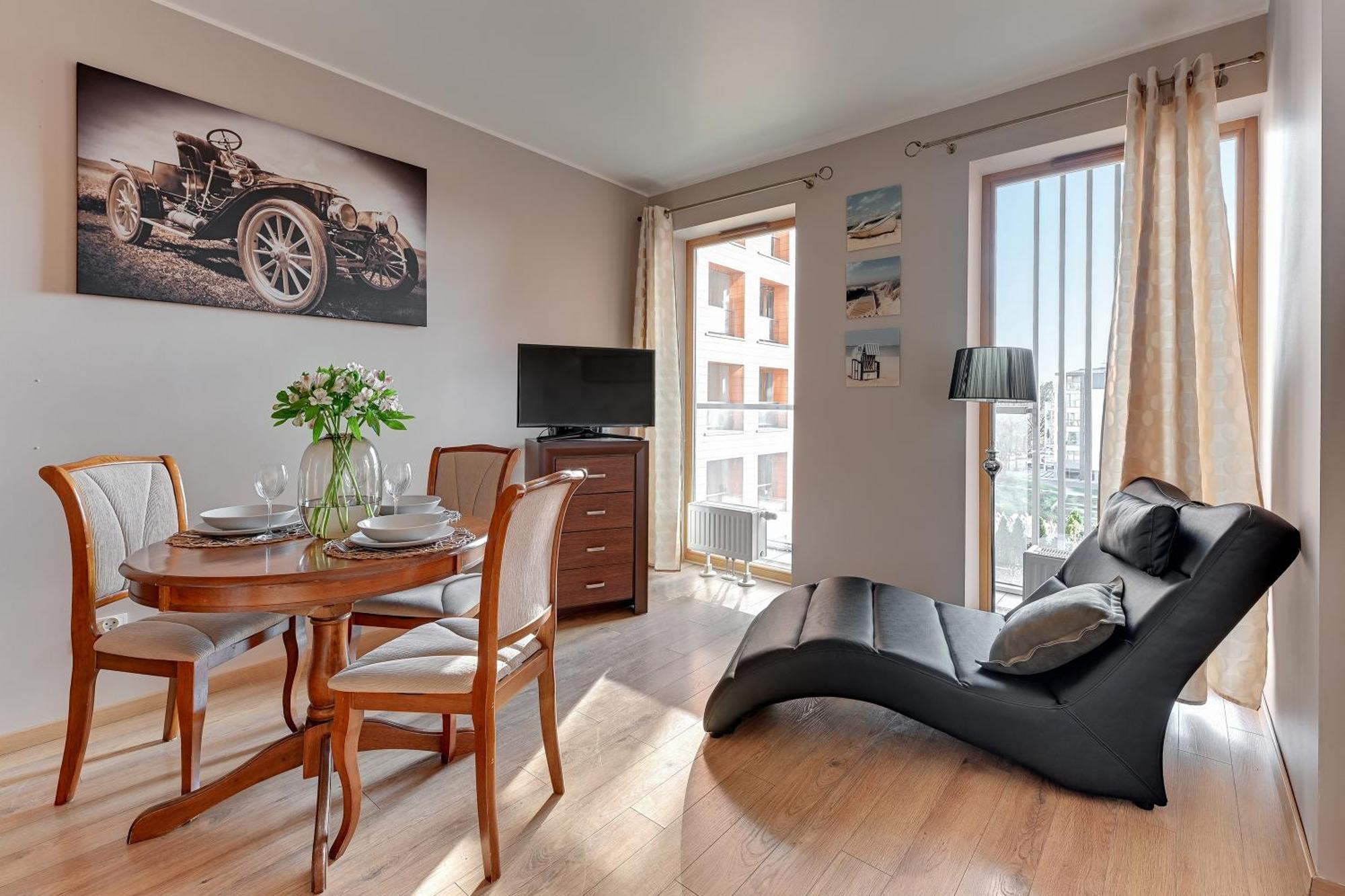 Flatbook - City Center Spa Apartments Motlawa Gdańsk Eksteriør billede