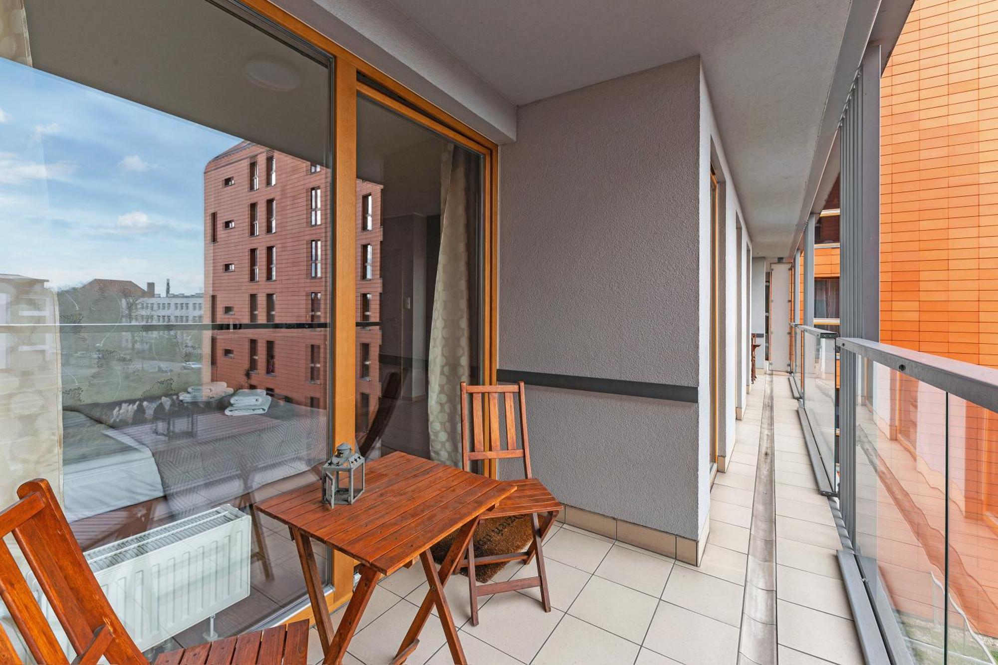 Flatbook - City Center Spa Apartments Motlawa Gdańsk Eksteriør billede