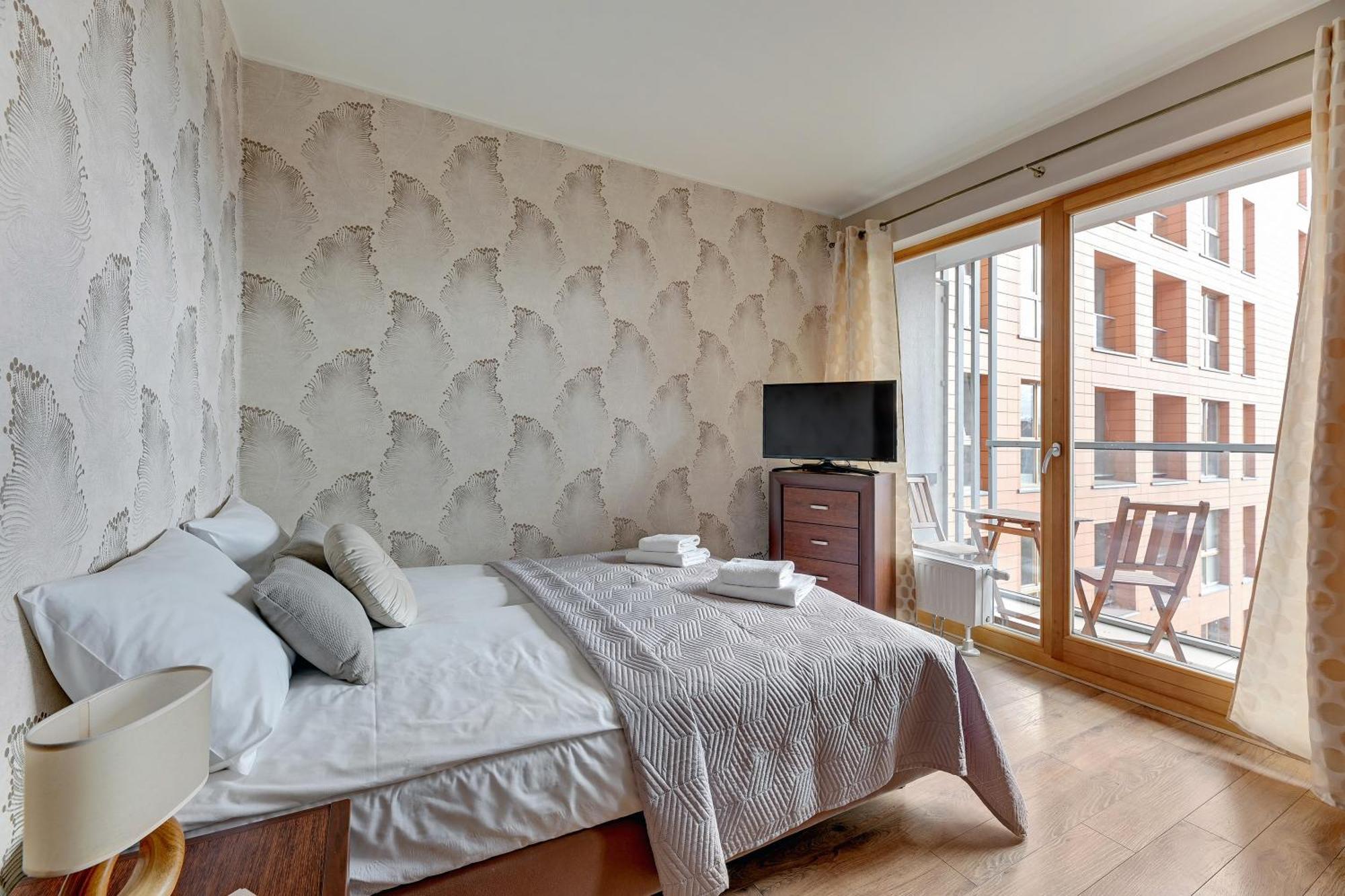 Flatbook - City Center Spa Apartments Motlawa Gdańsk Eksteriør billede
